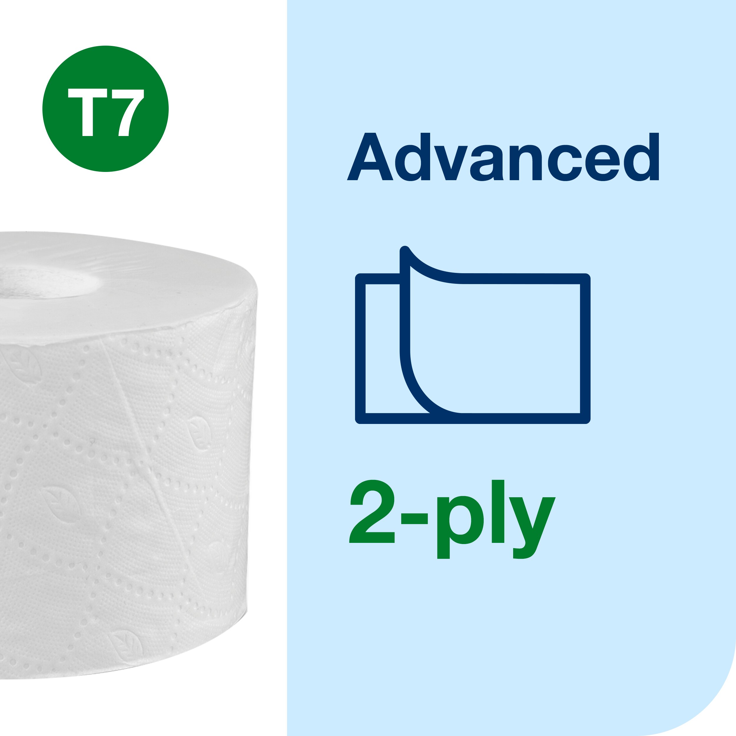 Toaletní papír OptiServe®, bezdutinkový, 2vrstvý., 820 út., bílý, šíře 93 mm, návin 94,3 m
