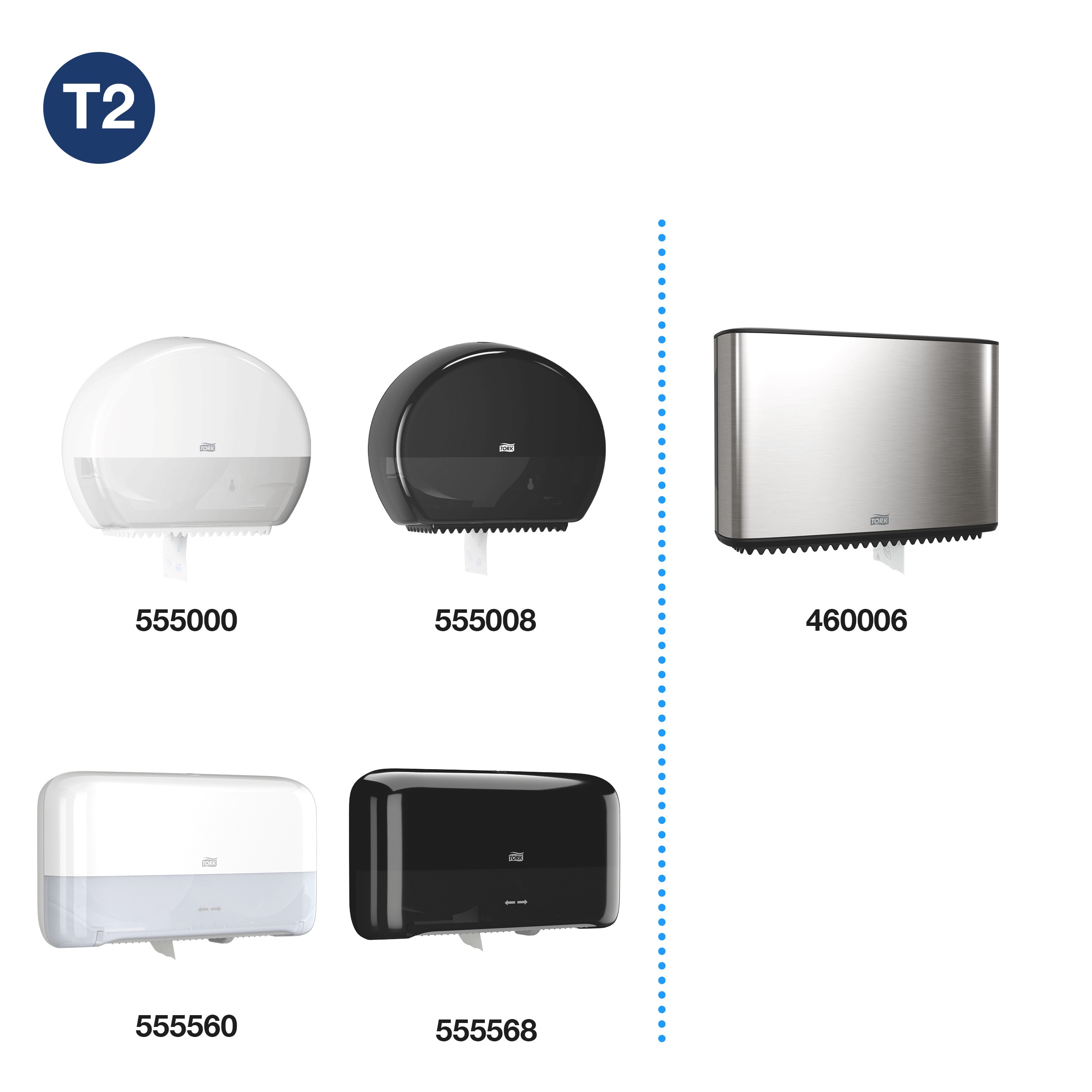 Toaletní papír JUMBO 2vrstvý, návin 170, bílý.