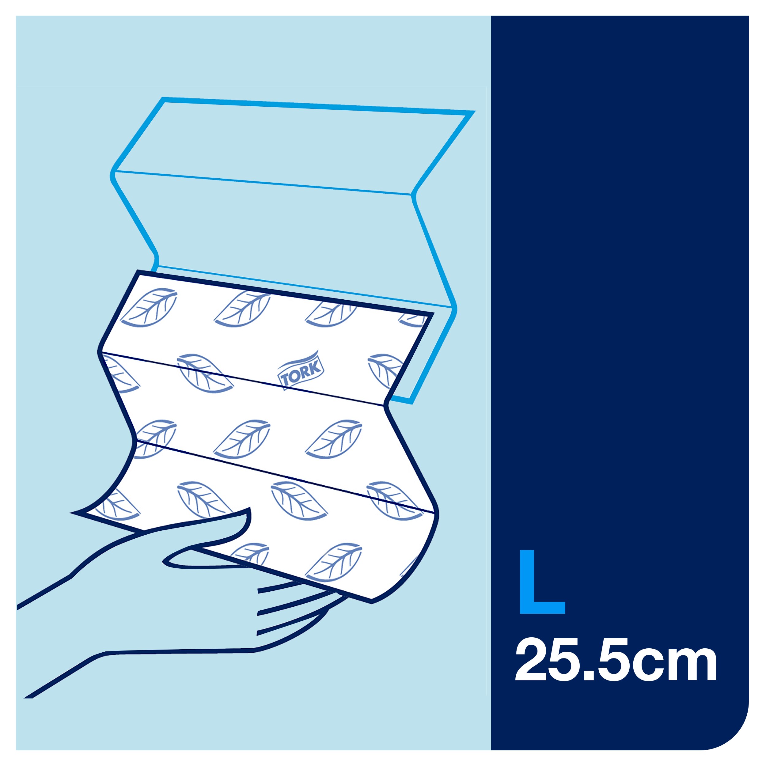 Papírové ručníky Tork Xpress Multifold Advanced 2-vr., H2, 180 útr., 21,2 x 25,5cm
