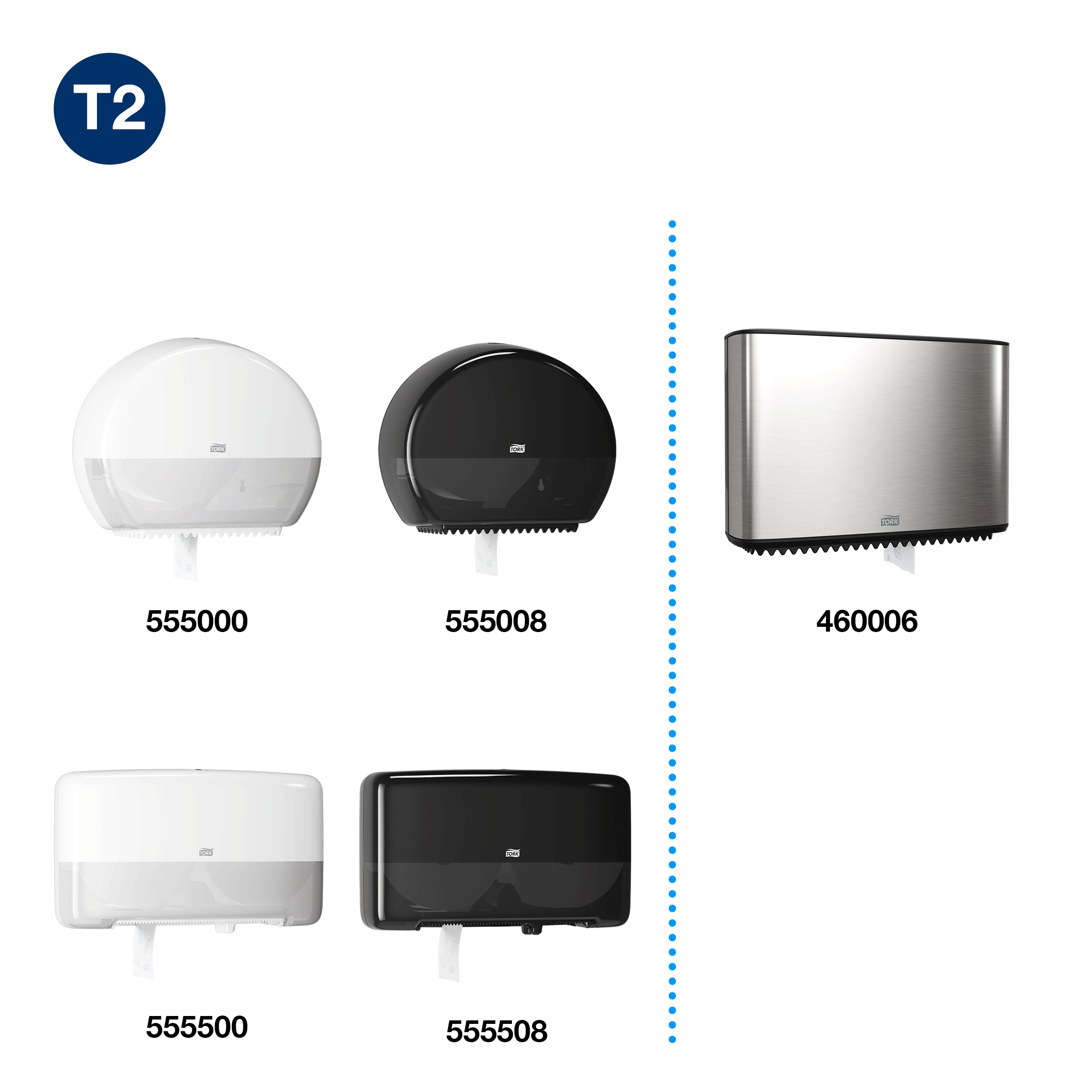 Toaletní papír JUMBO Premium MINI  2vrstvý, návin 170m,počet útržků 850,barva bílá,