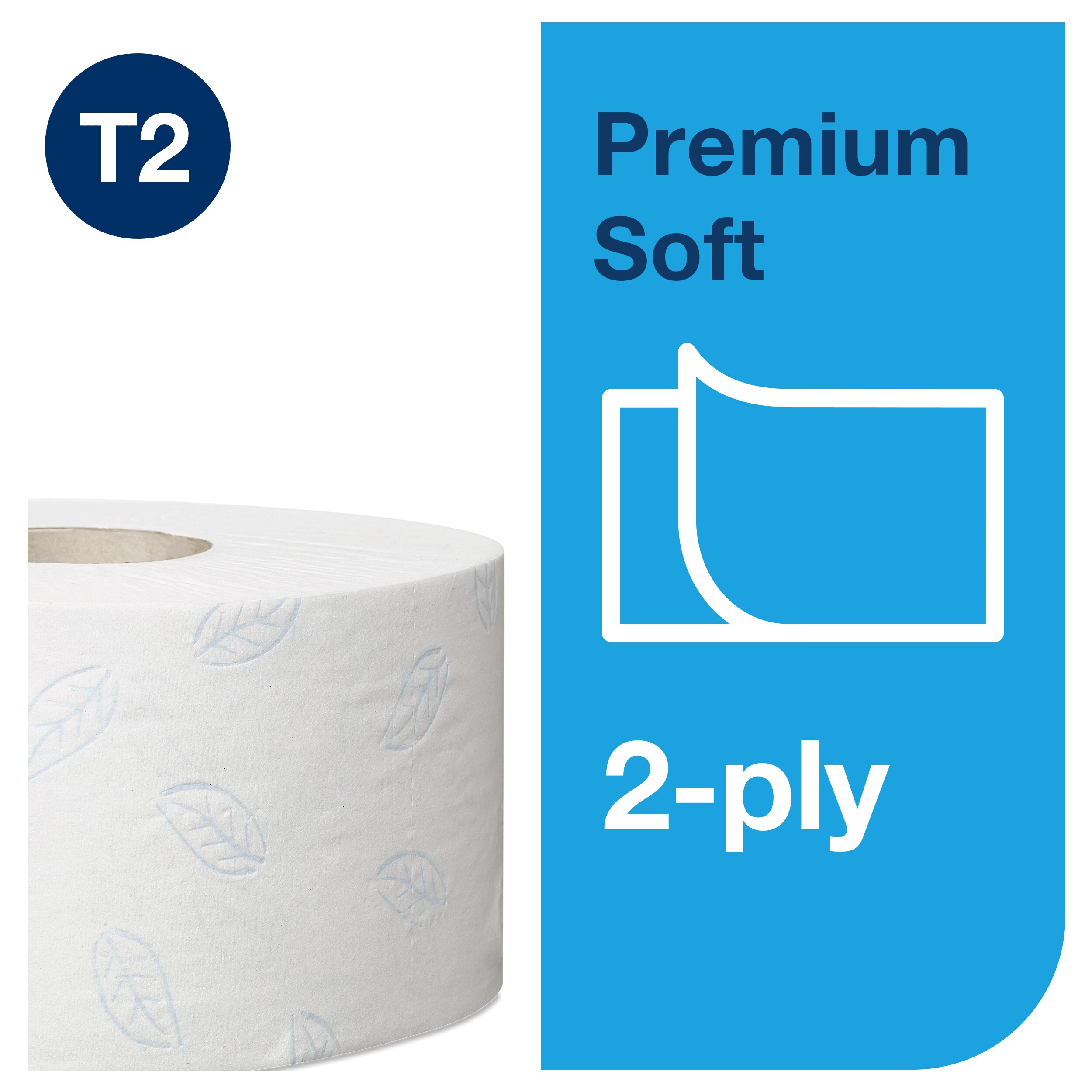Toaletní papír JUMBO Premium MINI  2vrstvý, návin 170m,počet útržků 850,barva bílá,