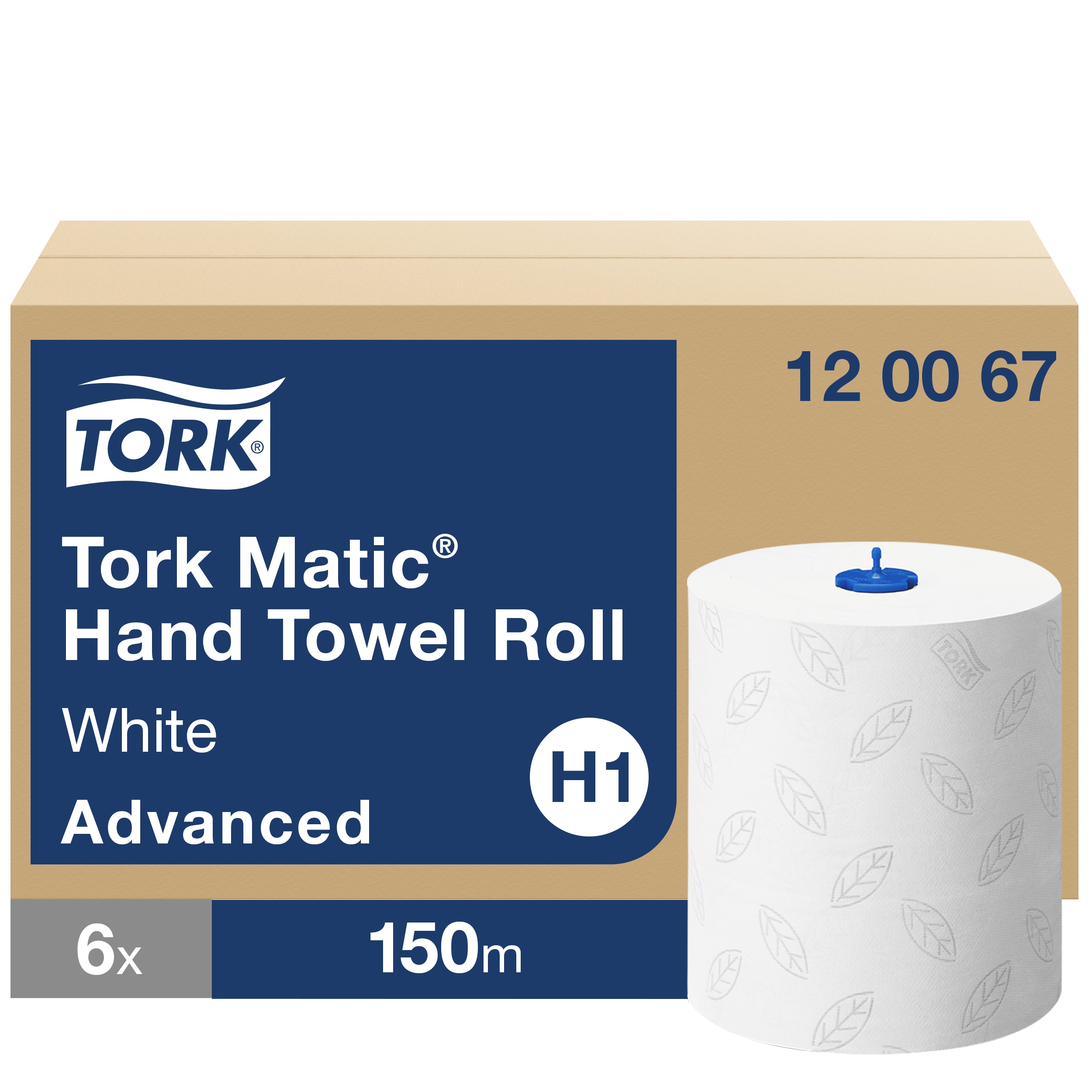 Papírové ručníky Tork Matic Roll Soft, 2-vr.  H1, 600 útržků