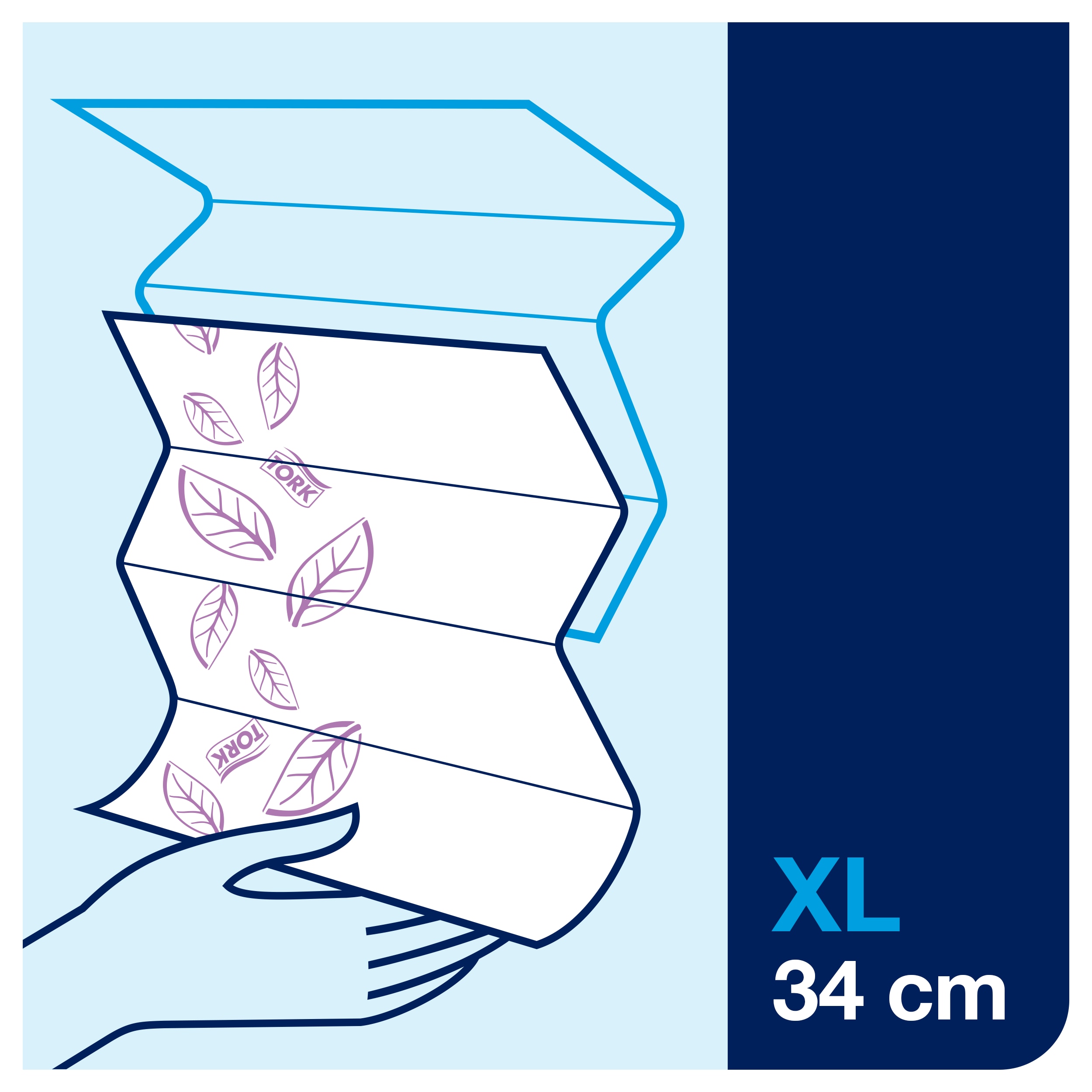 Papírové ručníky Tork Xpress extra jemné Multifold Premium 2-vr. H2, 100 útr., 21,2  x 34 cm
