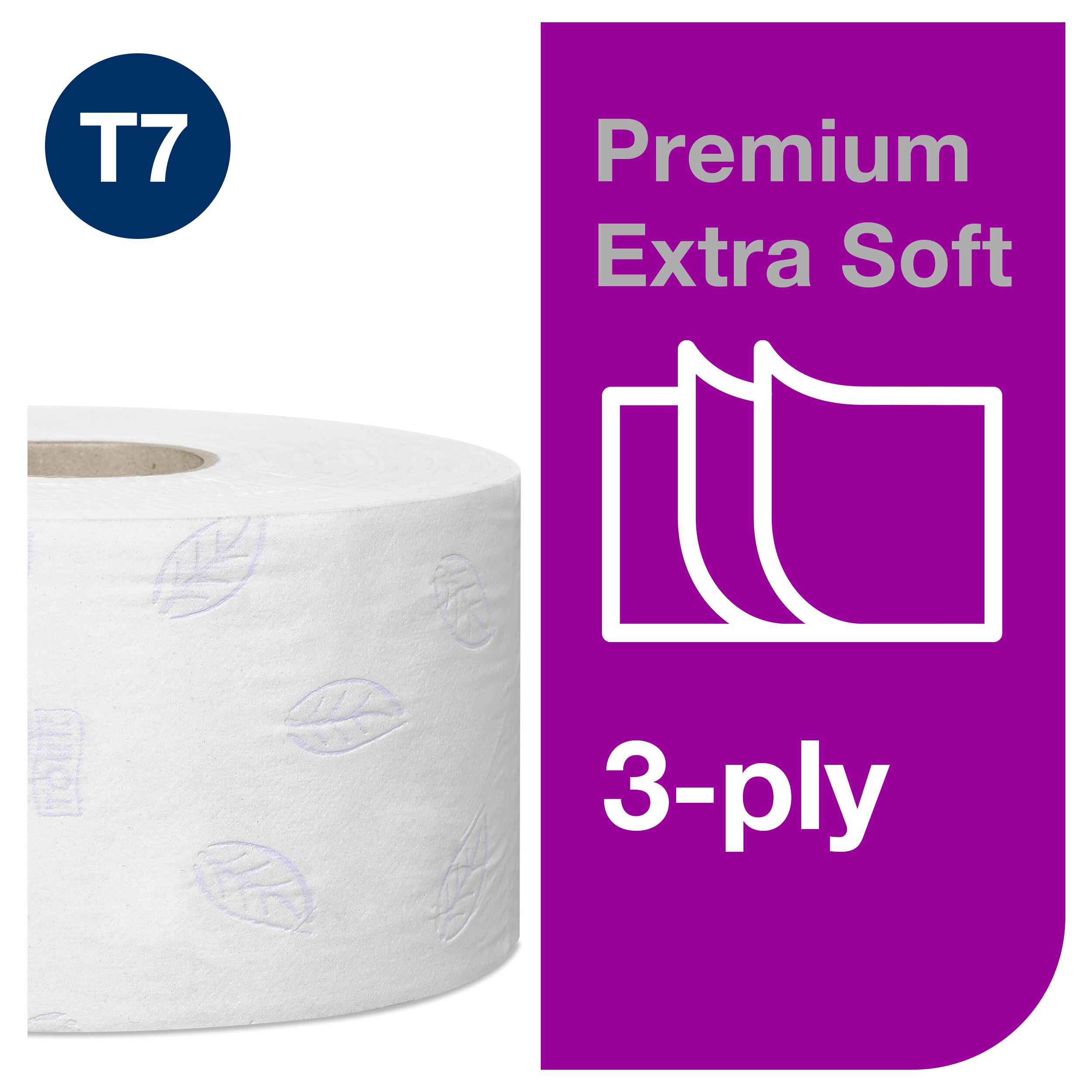Toaletní papír JUMBO MINI Premium 3vrstvý, návin 120 m, bílý