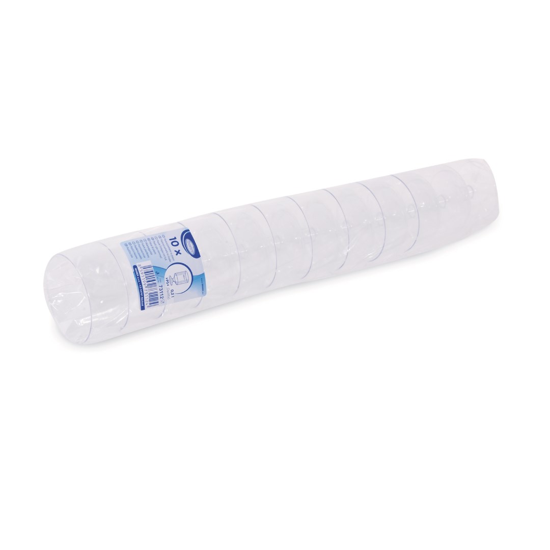 Pohárek na víno, na stopce, krystal 0,2l  (PS) / 10 ks