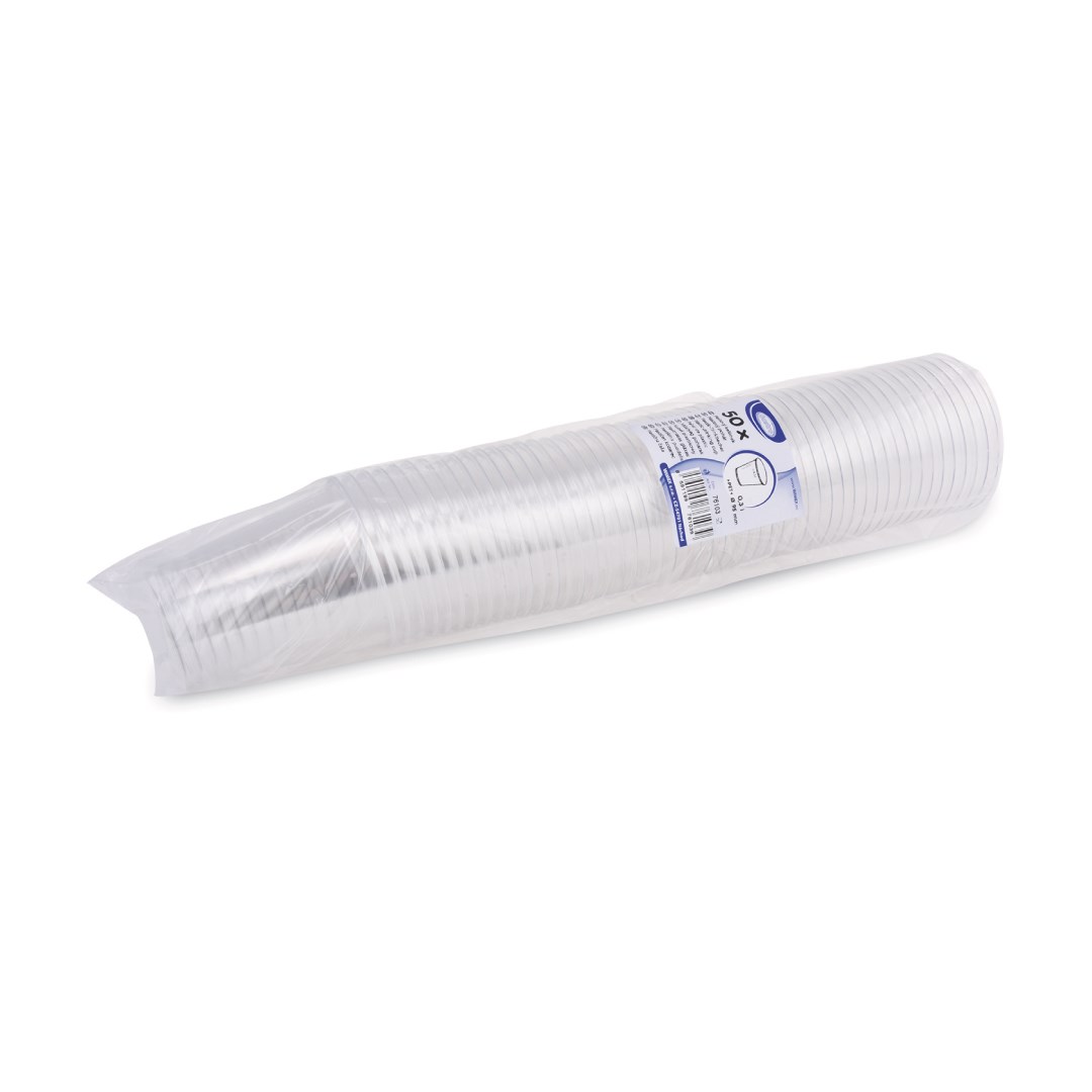 Kelímek čirý, 300 ml, PET, pr. 95 mm, 50ks.
