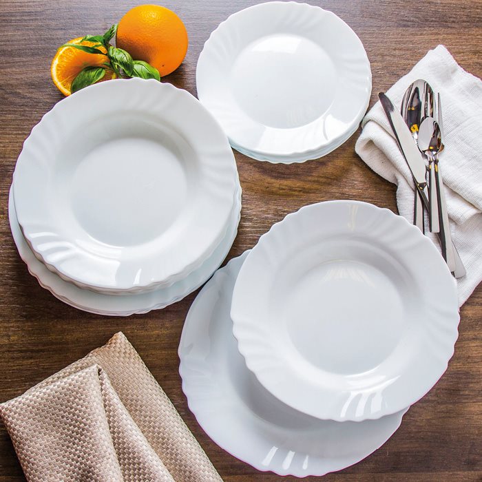 EBRO miska polévková 13,5cm - opálové sklo