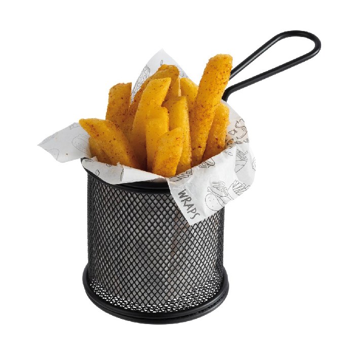 Servírovací / fritovací košík SNACKHOLDER, průměr 9 cm, výška 8,5 cm