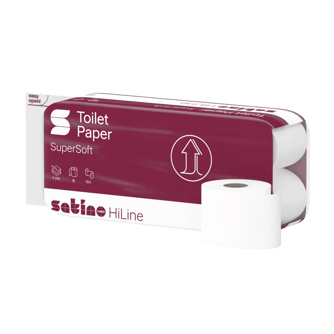 Toaletní papír SMART 4vrstvý, návin 19,5 m, bílý / 8 ks