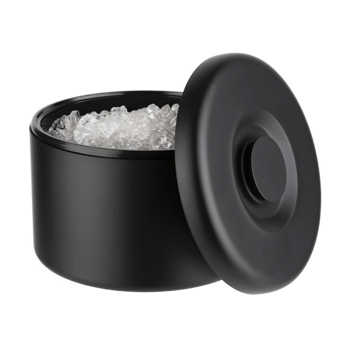Nádoba na led s víkem ARCTIC 6l,  černá matná