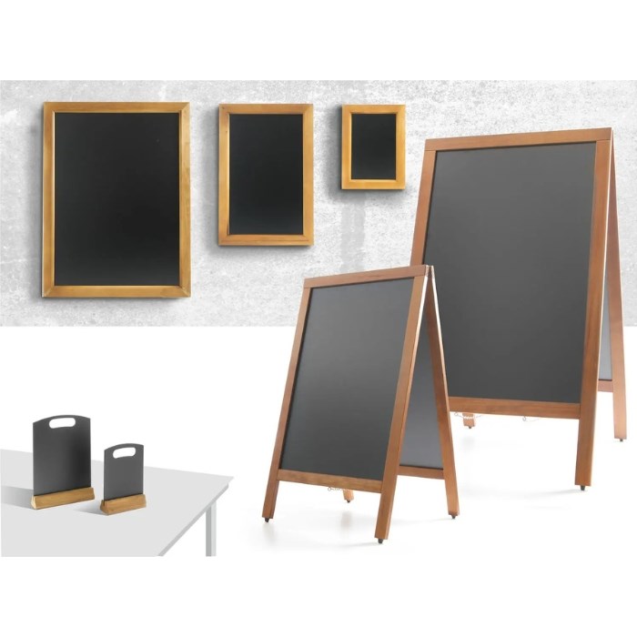 Nabídková popisovací tabule, 120x70cm