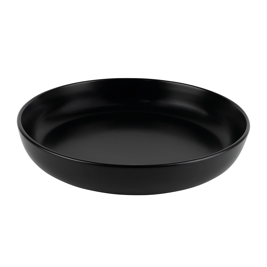 Polohluboký talíř FUTURE BLACK 24 cm