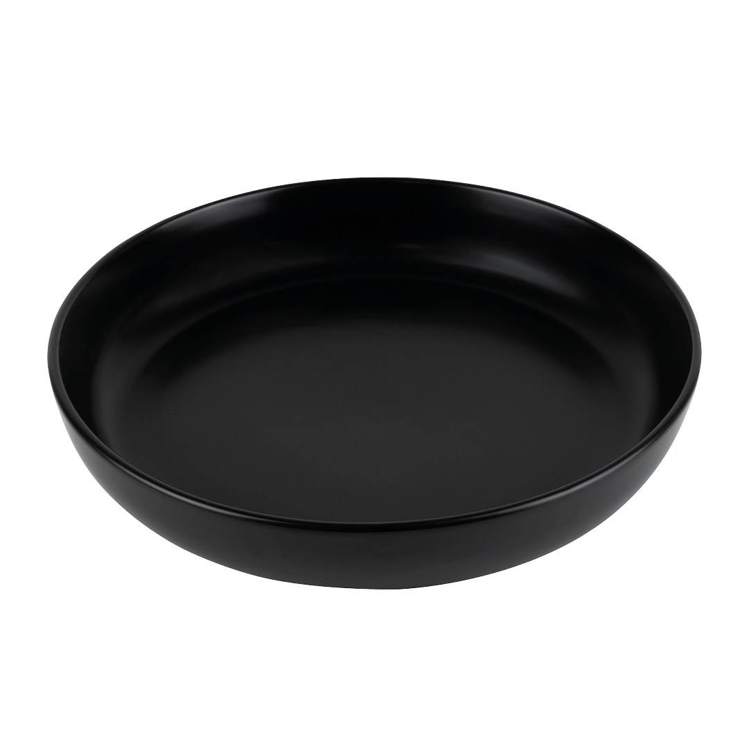 Polohluboký talíř FUTURE BLACK 24 cm