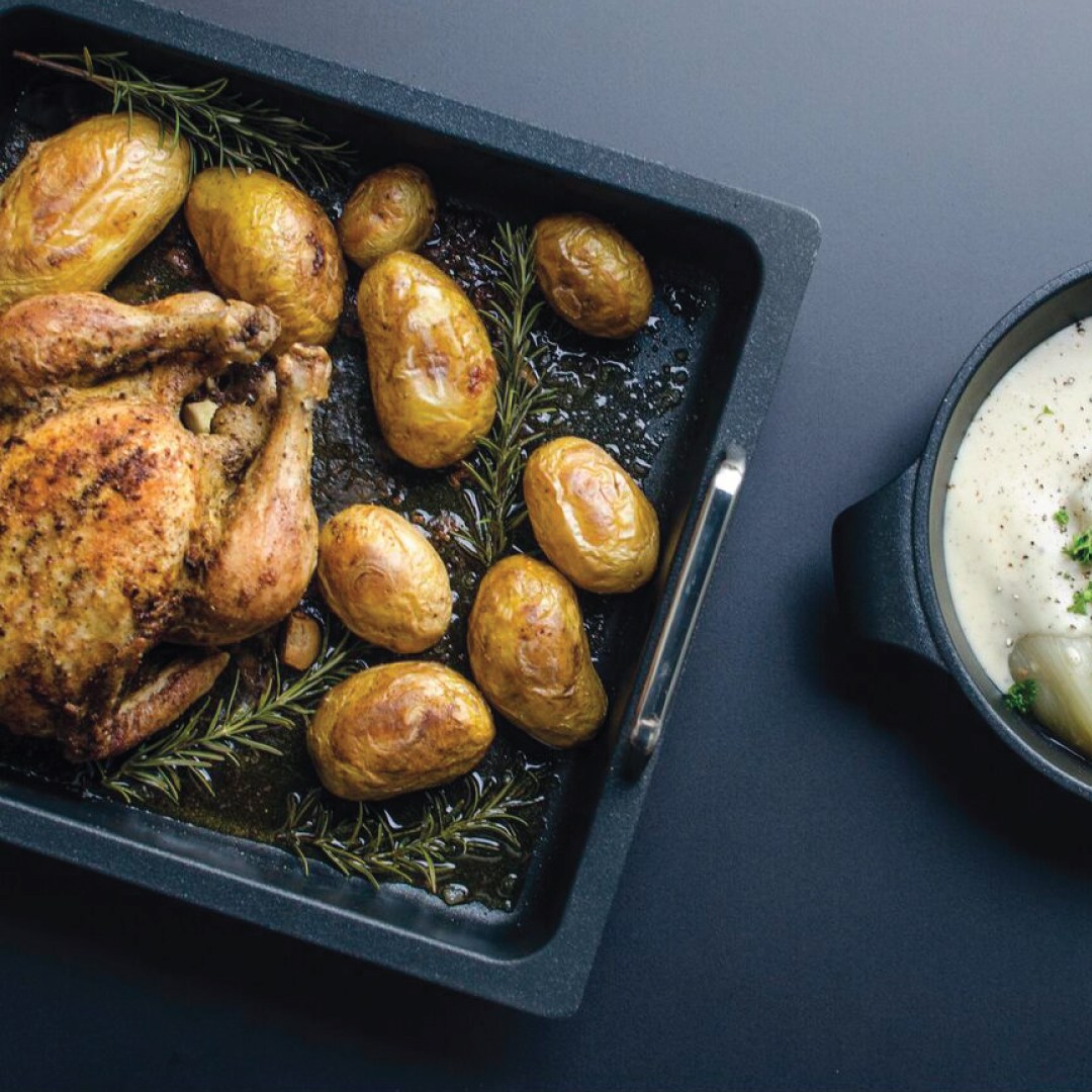 Gastronádoba s držadly, GN 1/1-5,5 cm, vhodné na indukci