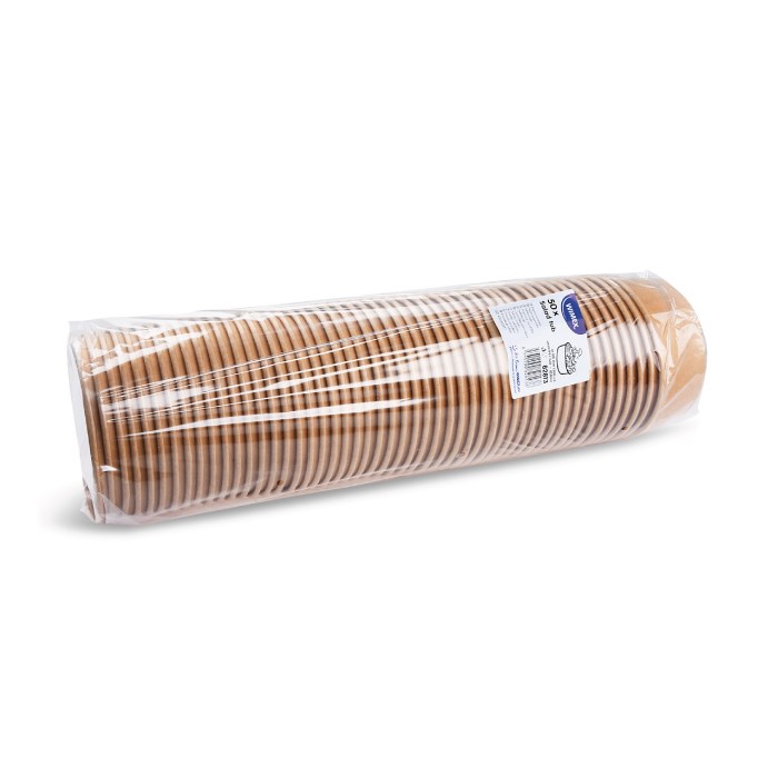 Papírová miska Kraft, hnědá, 1300 ml, pr. 185 mm, 50ks