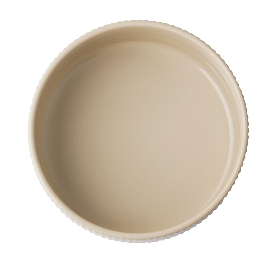 Miska 16 cm THE GRID, porcelán, béžová