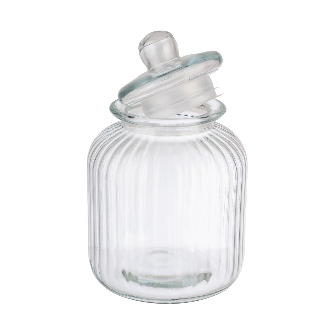 Skleněná nádoba COOKIEGO 3,7 l,  pr.17,5 cm, v.27 cm s víkem