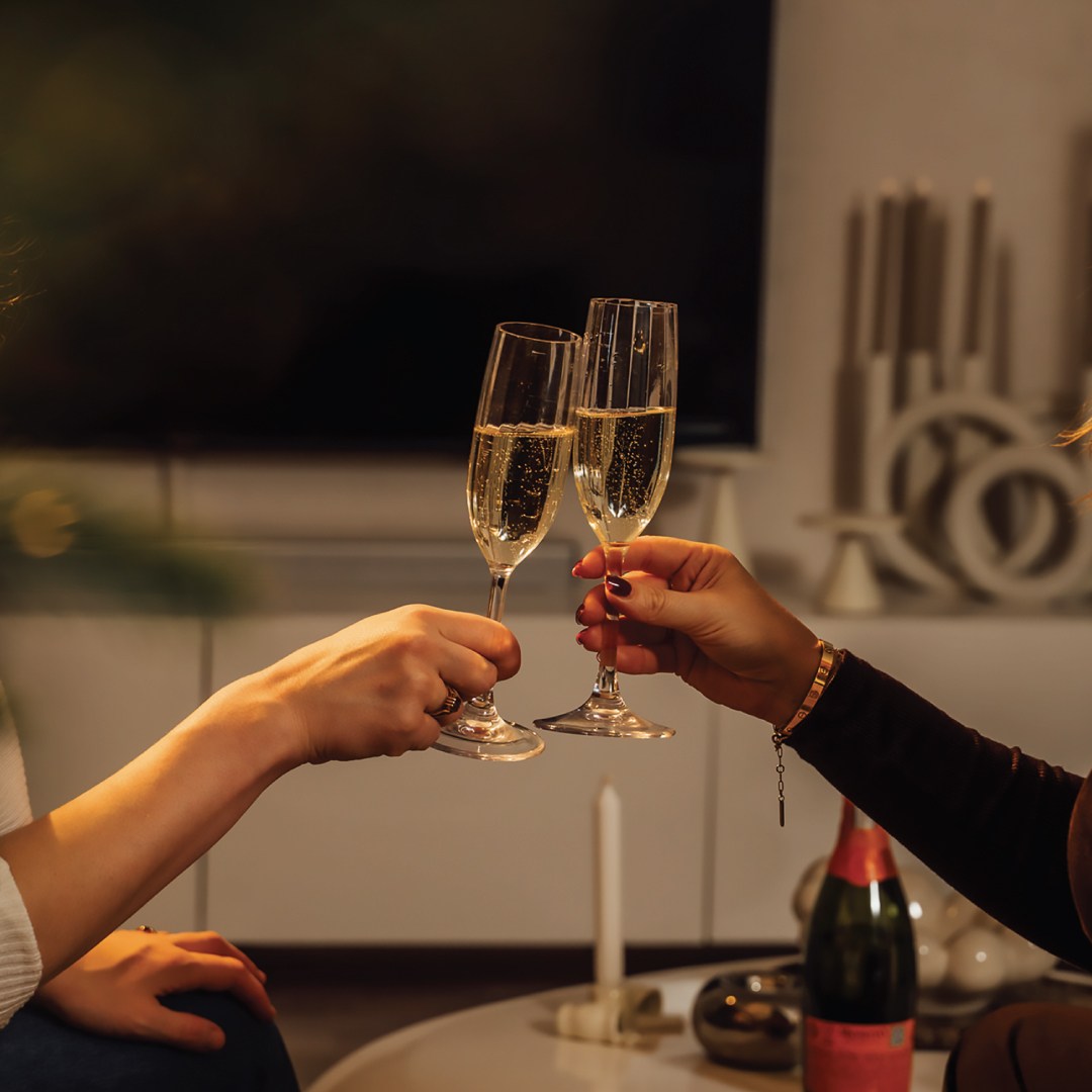 Nerozbitná sklenice na šampaňské Perfection 0,19 l tritan čirá