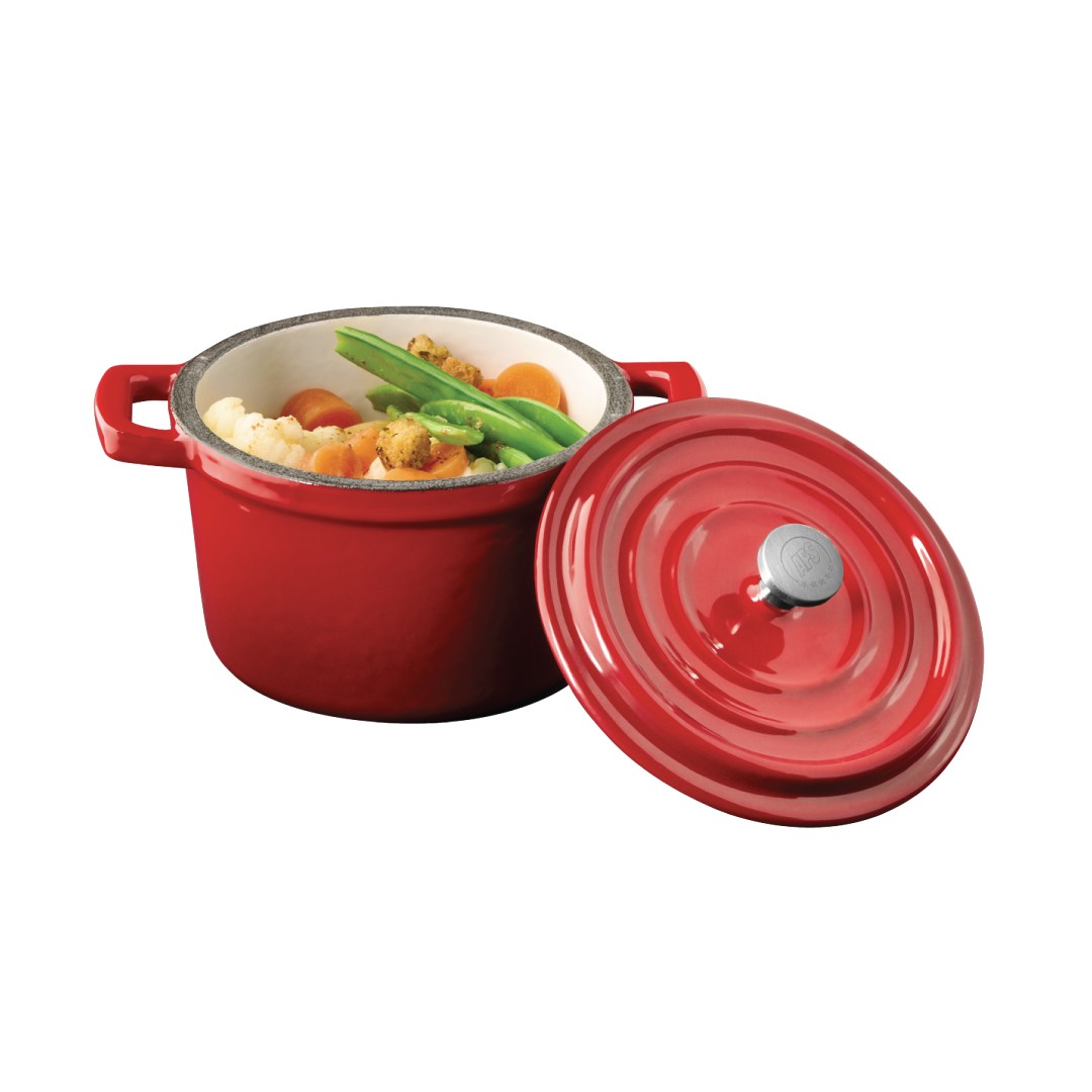 hrnec mini 5 STARS pr.11cm, 0,35l červený