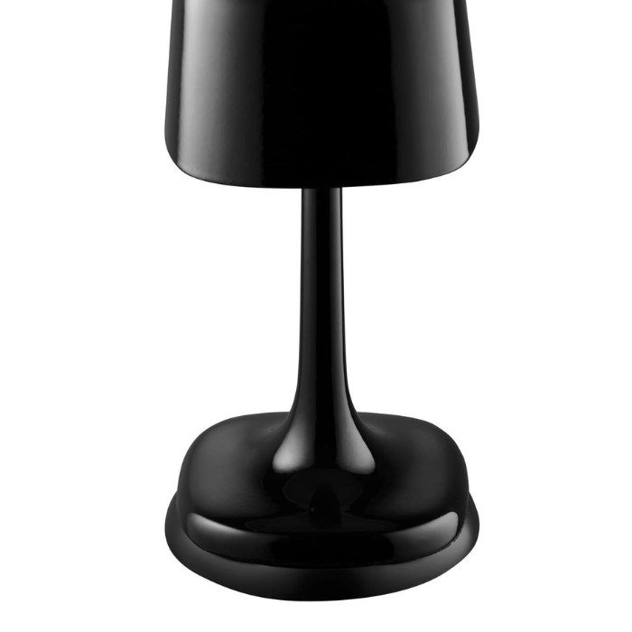 Stolní lampa SOHO, černá, výška 21,5 cm