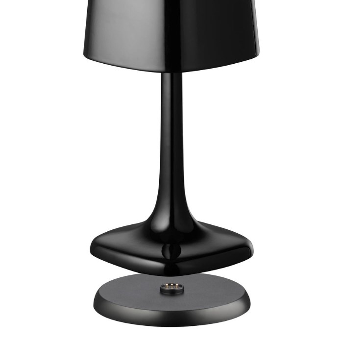 Stolní lampa SOHO, černá, výška 21,5 cm
