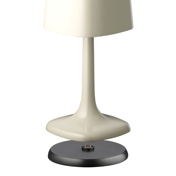 Stolní lampa SOHO, světle šedá, výška 21,5 cm