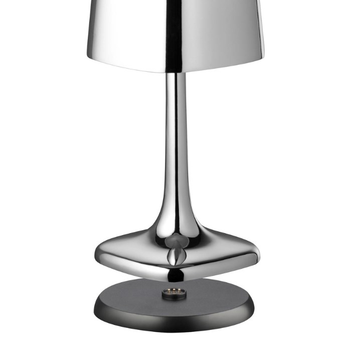 Stolní lampa SOHO, chrom, výška 21,5 cm