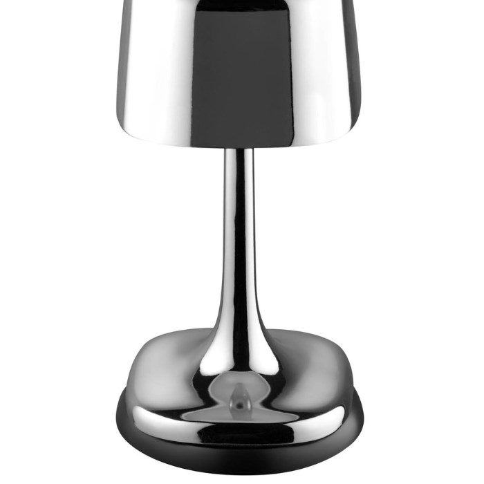 Stolní lampa SOHO, chrom, výška 21,5 cm