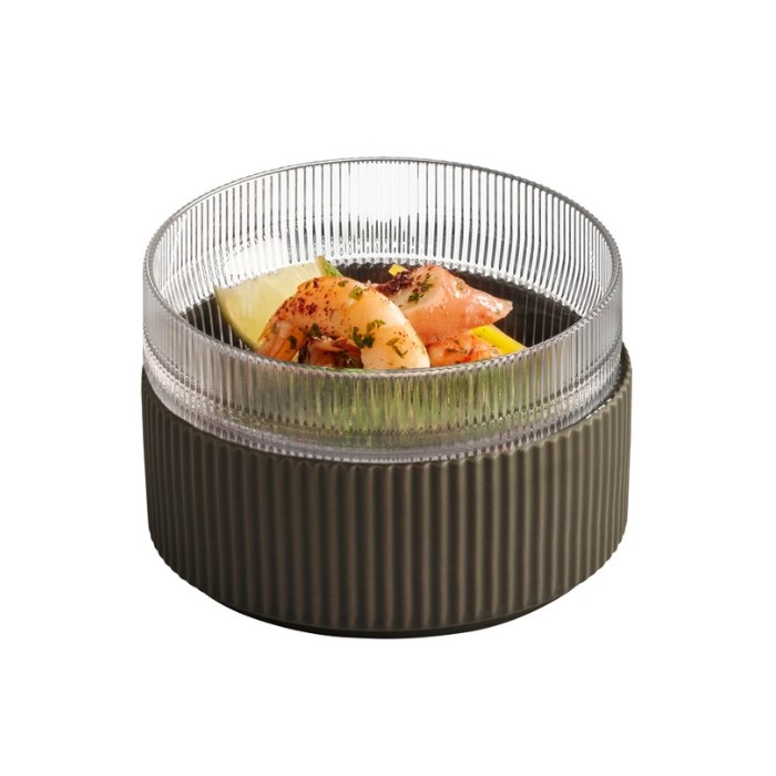 Miska THE GRID 14 cm sklo