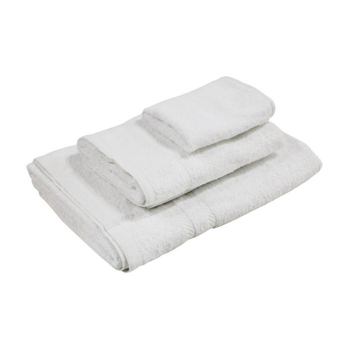 Froté osuška ARUBA 70 x 140 cm, bílá, 400 g/m2 - 100% organická bavlna
