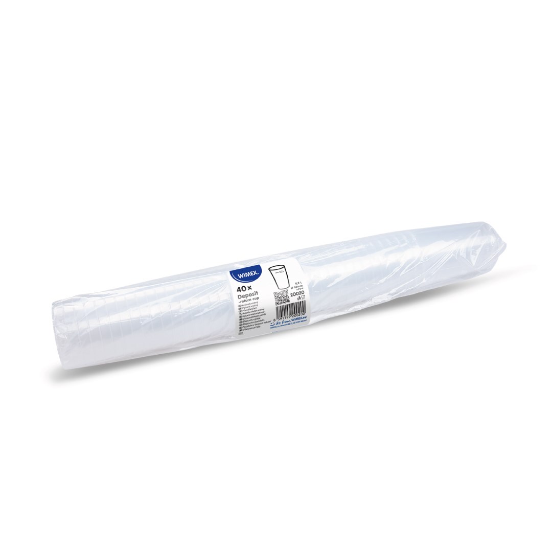 Vratný plastový kelímek 0,2 l, 40 ks