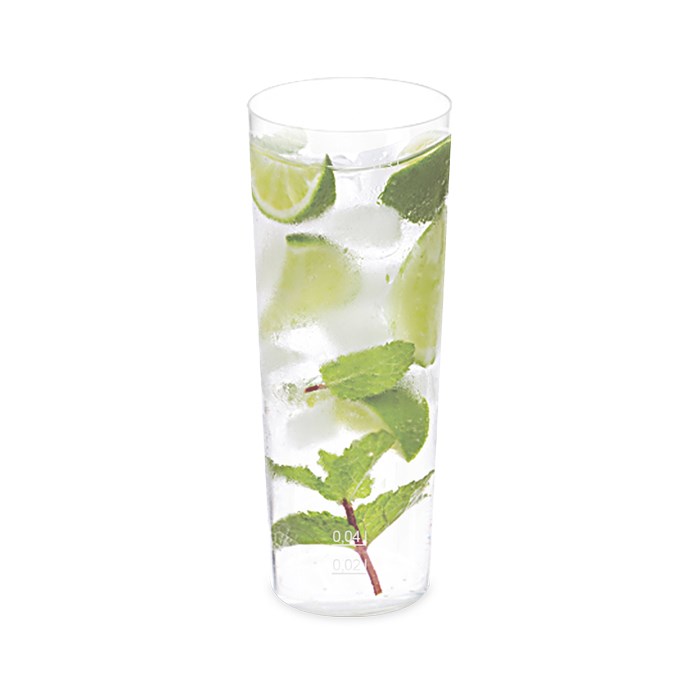 
Vratný plastový kelímek,
objem 300 ml,
cejch na 2 a 4 cl,
balení 10 ks,
materiál polypropylen.
