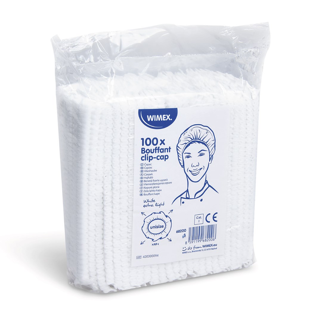 čepec extra lehký bílý 100 ks (PP)