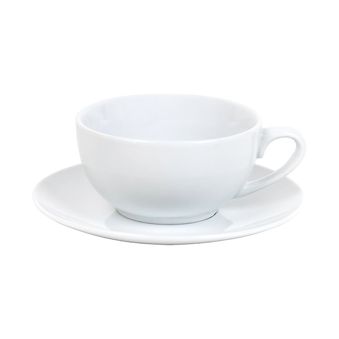 Porcelánová konvička na čaj 390 ml se šálkem 270 ml a podšálkem