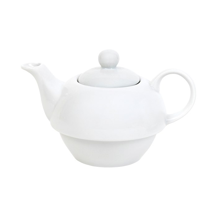 Porcelánová konvička na čaj 390 ml se šálkem 270 ml a podšálkem