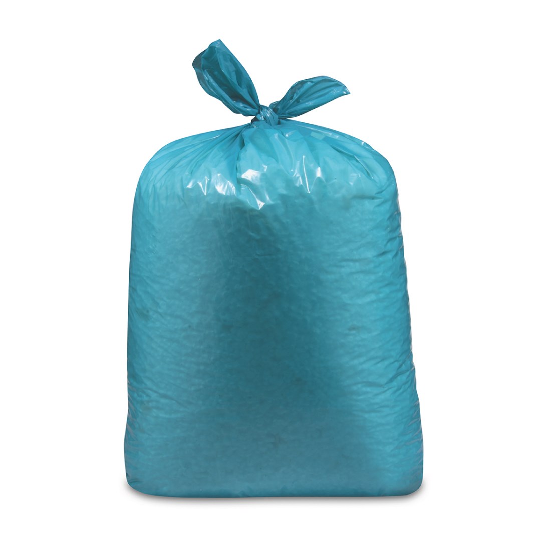 Pytle na odpad 120 l modré, středně silné / 70 x 110 cm / LDPE 45 my / 25 ks