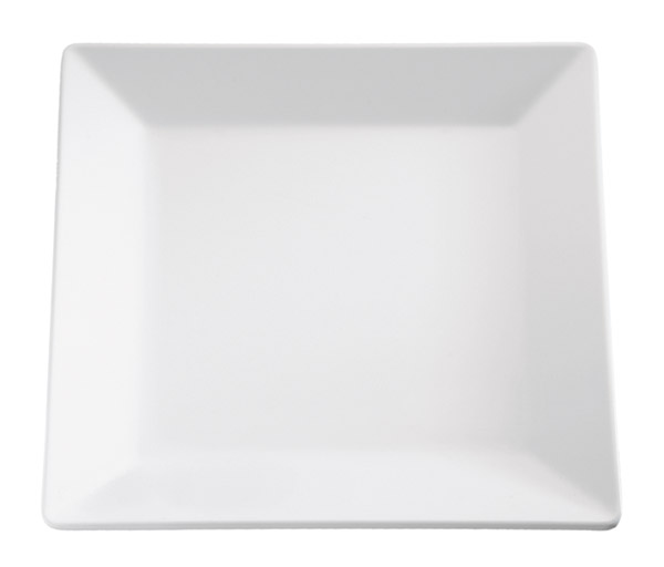Melaminový podnos PURE 26,5 x 26,5 cm, bílý