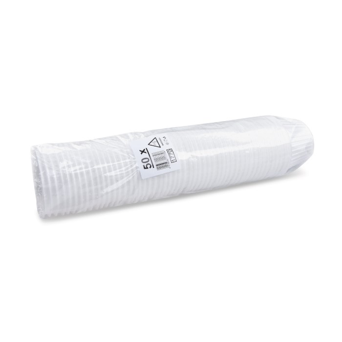 Termo miska kulatá bílá 460 ml, (XPS), 50 ks