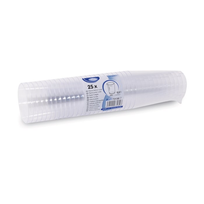 Kelímek krystal 0,3 l / 25 ks