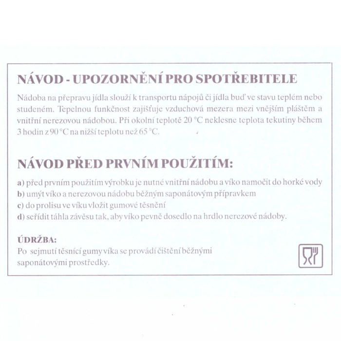 Termos, celonerezový - 10 l, s výpustným kohoutem